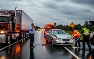 what happens if accident involves truck