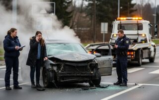 who pays damages after car accident