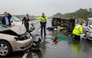who pays if accident involves multiple cars