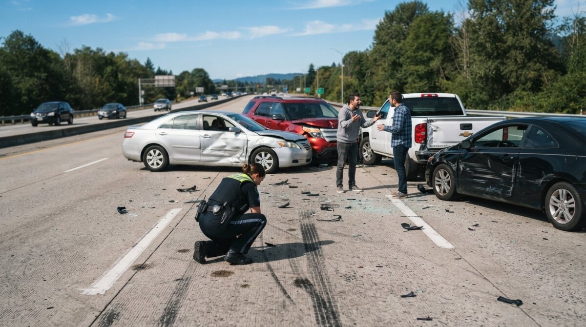 multi vehicle accident claim