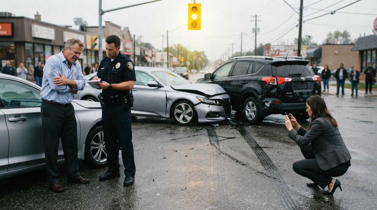 intersection accident claim